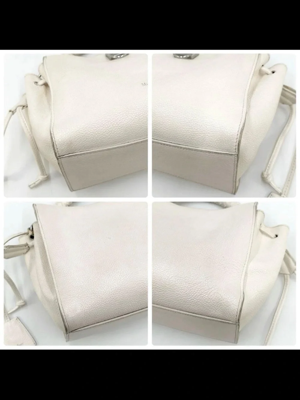 Mulberry Cream Braided-Handle Crossbody Bag